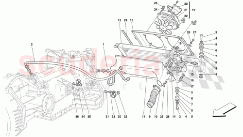 Part Diagram for Ferrari 164701