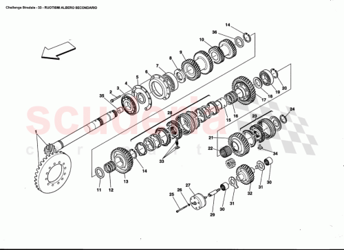 Part Diagram for Ferrari 197820