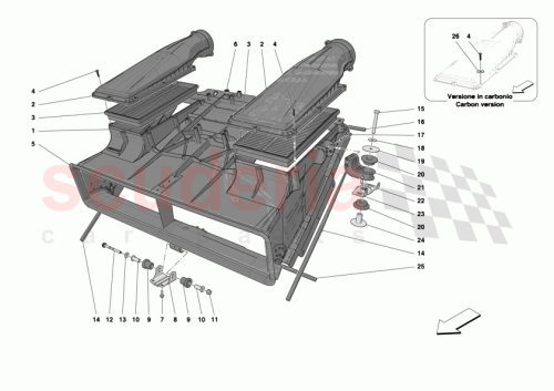 Part Diagram for Ferrari 12646724