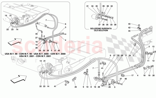 Part Diagram for Ferrari 129316