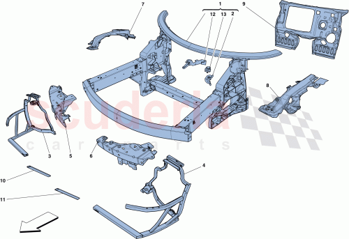 Part Diagram for Ferrari 985288636