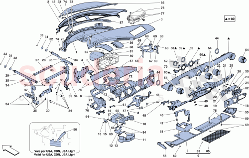 Part Diagram for Ferrari 84863200