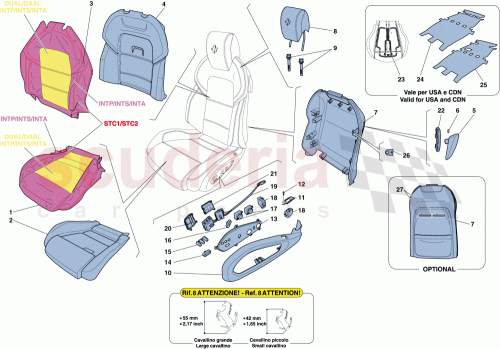 Part Diagram for Ferrari 81040700
