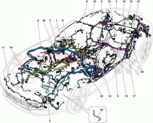 Part Diagram for Ferrari 342500