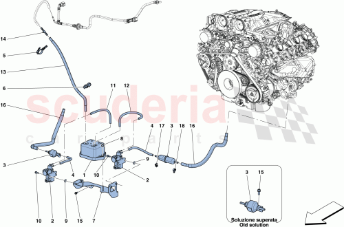 Part Diagram for Ferrari 340258