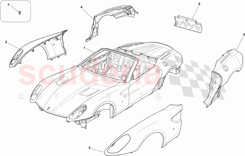Part Diagram for Ferrari 82966511