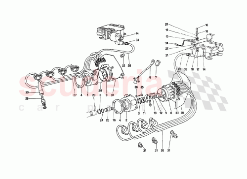 Part Diagram for Ferrari 117430