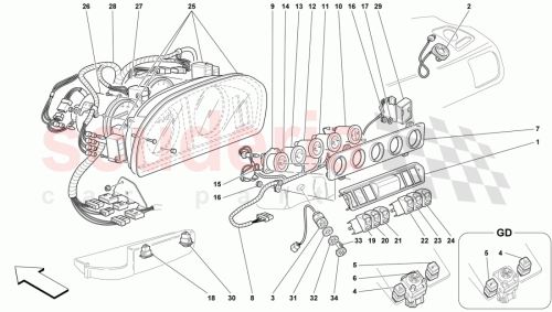 Part Diagram for Ferrari 153080