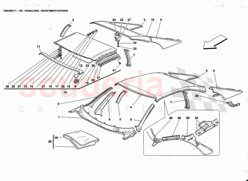 Part Diagram for Ferrari 65269200