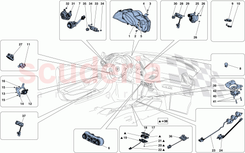Part Diagram for Ferrari 70003939