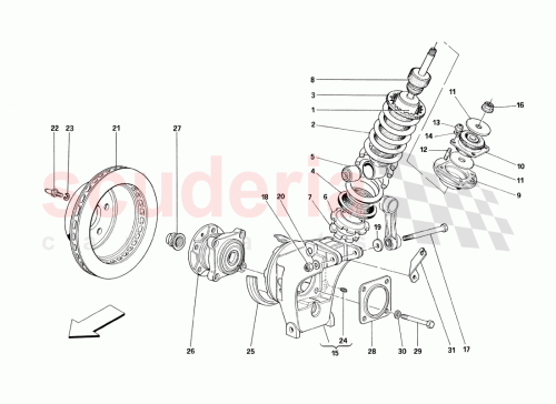 Part Diagram for Ferrari 155872