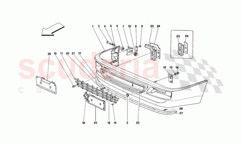 Part Diagram for Ferrari 63955100