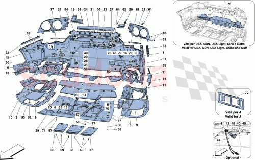 Part Diagram for Ferrari 14642294
