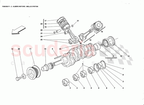 Part Diagram for Ferrari 164564