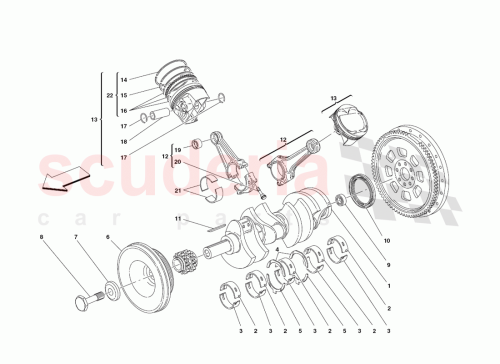 Part Diagram for Ferrari 236497
