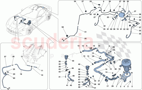 Part Diagram for Ferrari 124346