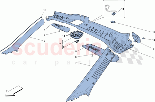 Part Diagram for Ferrari 87165600
