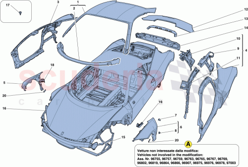 Part Diagram for Ferrari 83875400