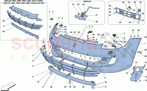 Part Diagram for Ferrari 14305526