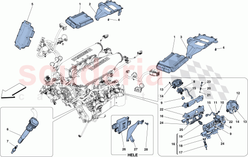 Part Diagram for Ferrari 250776