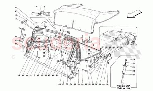 Part Diagram for Ferrari 63239500