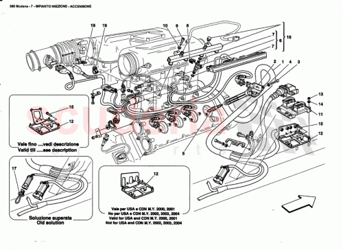 Part Diagram for Ferrari 180101