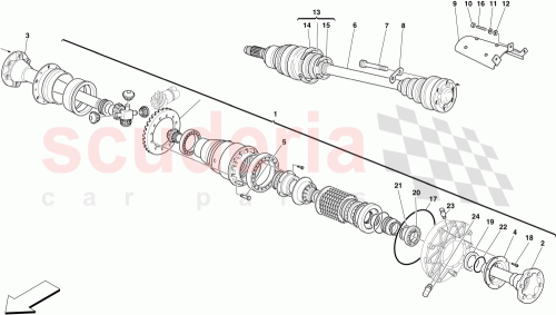 Part Diagram for Ferrari 205745