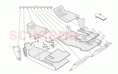 Part Diagram for Ferrari 658302