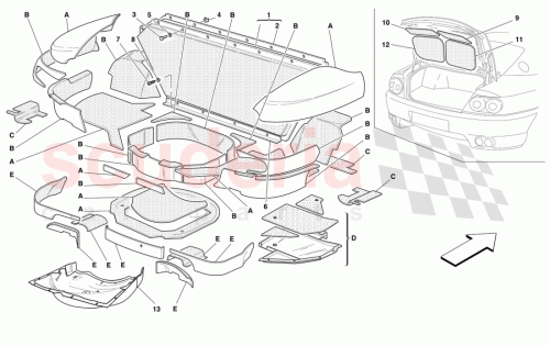 Part Diagram for Ferrari 65670600