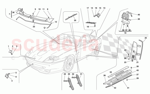 Part Diagram for Ferrari 65263900