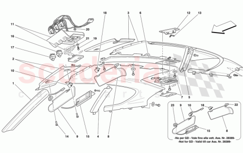 Part Diagram for Ferrari 656510