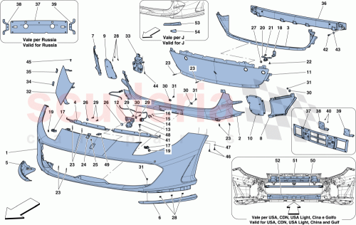 Part Diagram for Ferrari 87327900