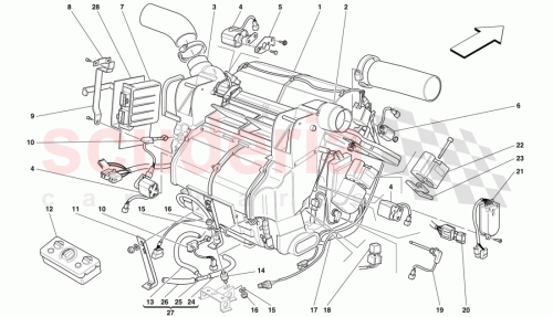 Part Diagram for Ferrari 64450400