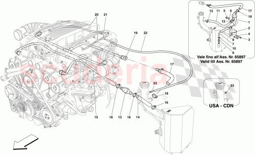 Part Diagram for Ferrari 206348