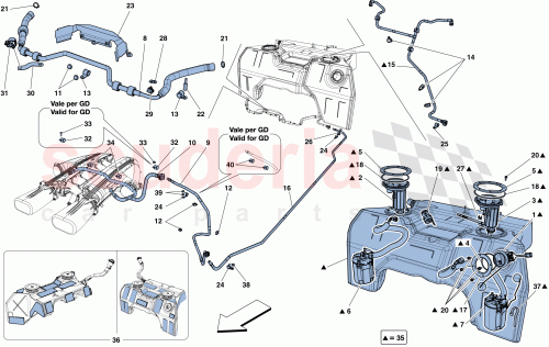 Part Diagram for Ferrari 296614