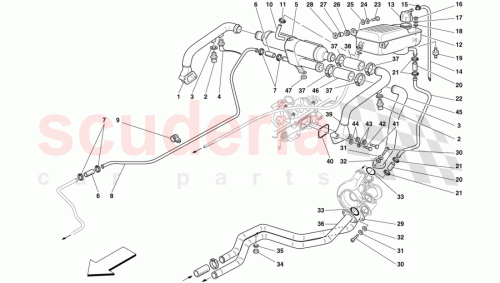 Part Diagram for Ferrari 168231