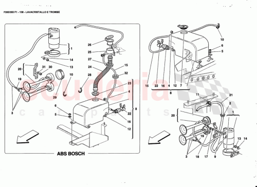 Part Diagram for Ferrari 65335100