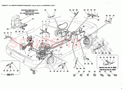 Part Diagram for Ferrari 174523