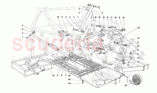 Part Diagram for Ferrari 11343721