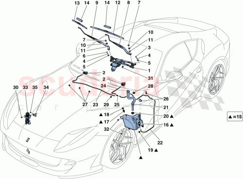 Part Diagram for Ferrari 88301600