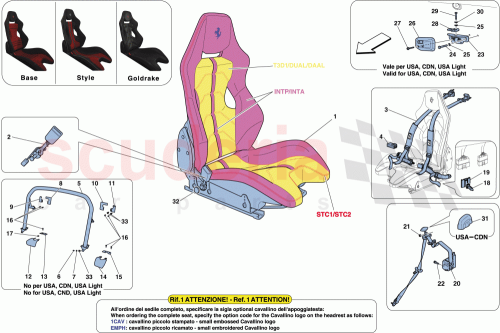 Part Diagram for Ferrari 85788500