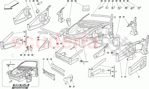 Part Diagram for Ferrari 82407711