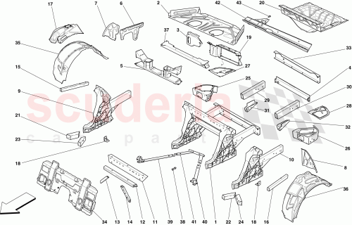 Part Diagram for Ferrari 68054311
