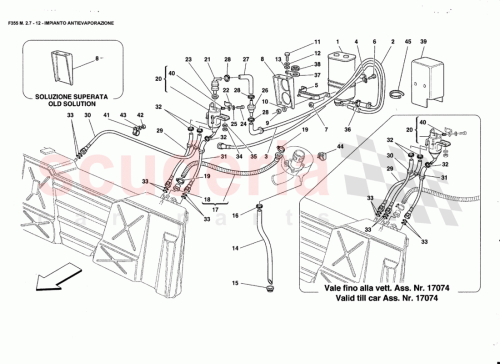 Part Diagram for Ferrari 64508700