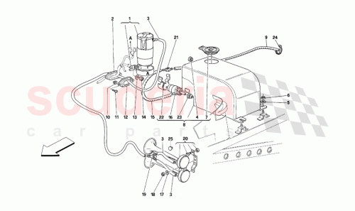 Part Diagram for Ferrari 162304