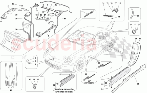 Part Diagram for Ferrari 70001210