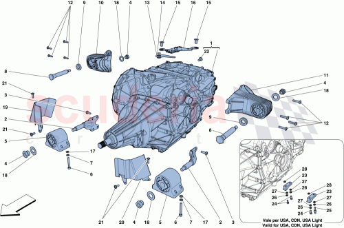 Part Diagram for Ferrari 247856