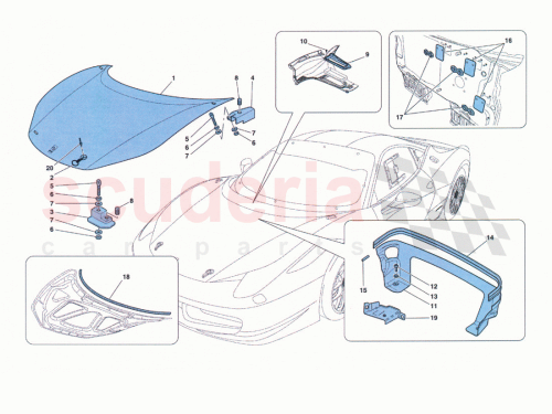 Part Diagram for Ferrari 69856100