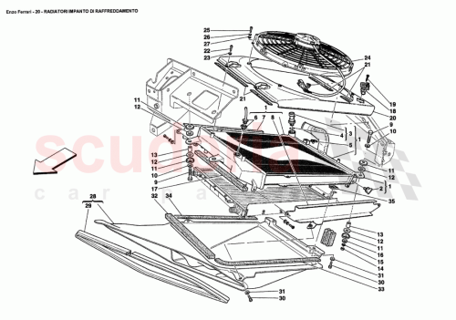 Part Diagram for Ferrari 166601