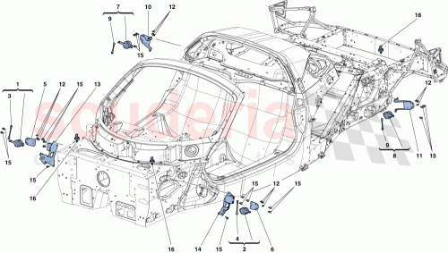 Part Diagram for Ferrari 286203
